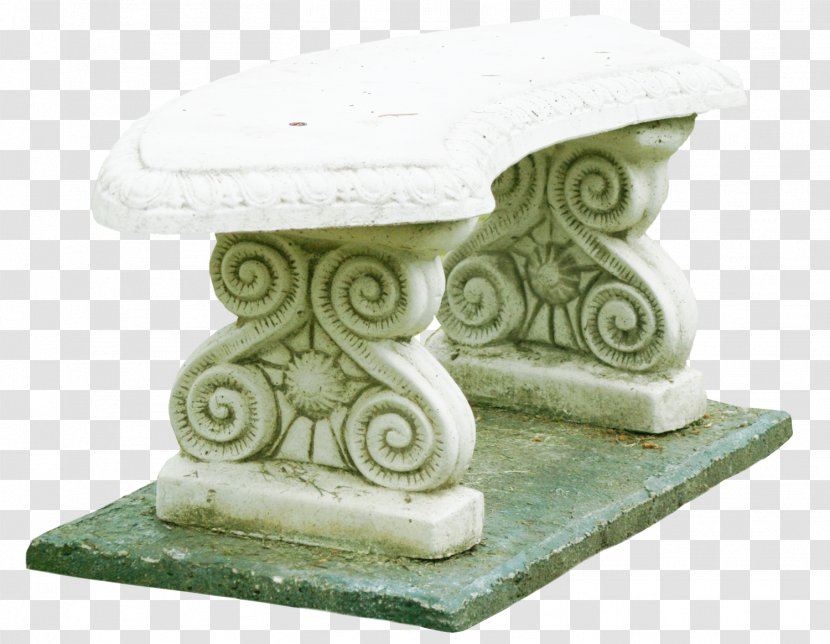 Table Stone Carving Sculpture Rock - Creative Beautiful Carvings Desk Transparent PNG