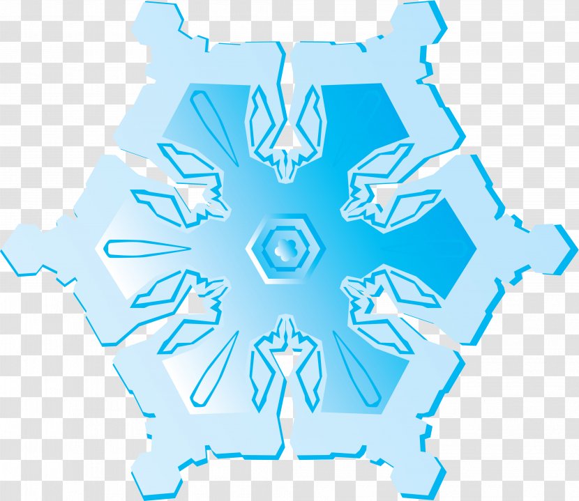Blue Clip Art - Cobalt - Snowflakes Transparent PNG