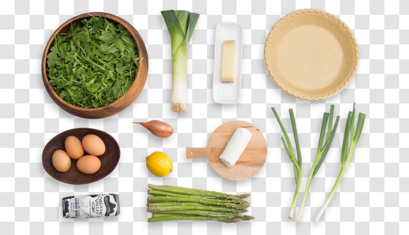 Quiche Vegetarian Cuisine Food Greens Salad - Cheese - Apple Pie Baking Directions Transparent PNG