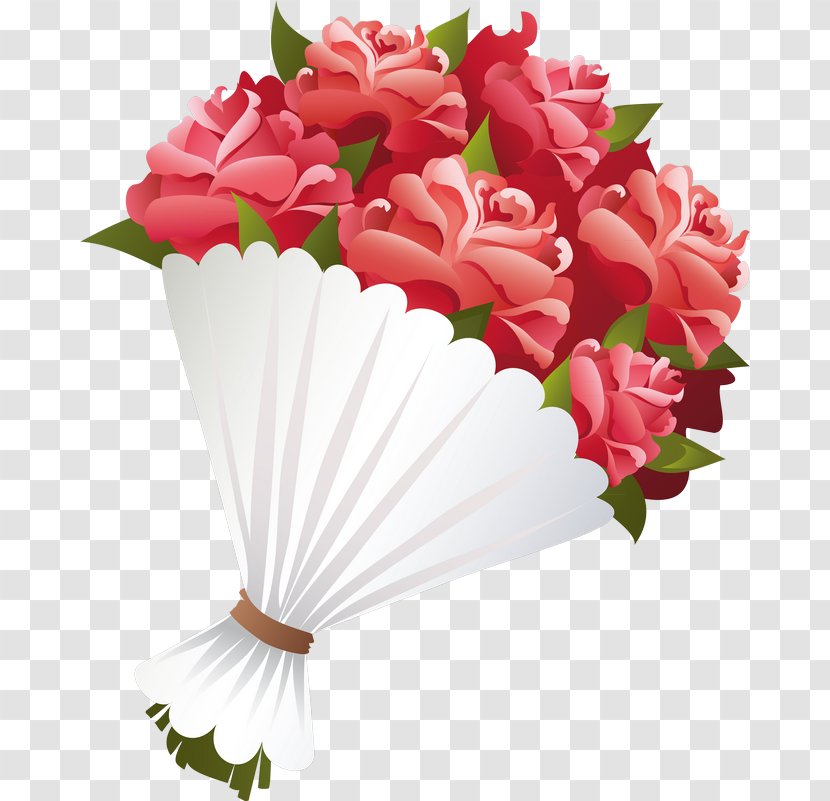 Flower Bouquet Cut Flowers Rose Clip Art - Floral Design Transparent PNG