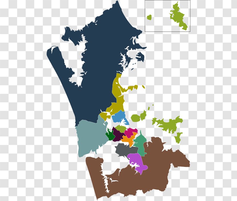 Auckland Mayoral Election, 2016 Local Elections, 2013 Council - Election - Map Transparent PNG