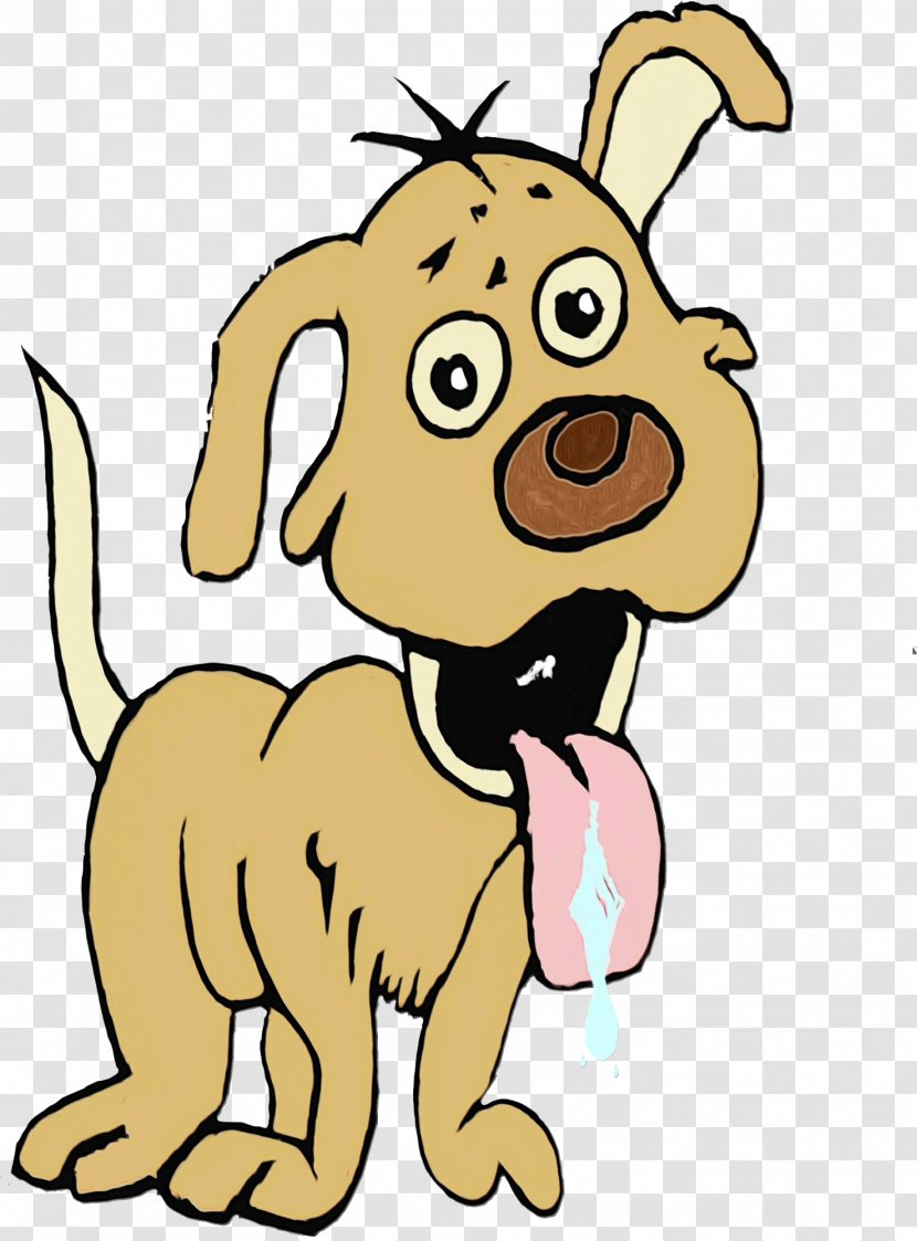 Cartoon Clip Art Puppy Dog Nose - Watercolor - Sporting Group Breed Transparent PNG