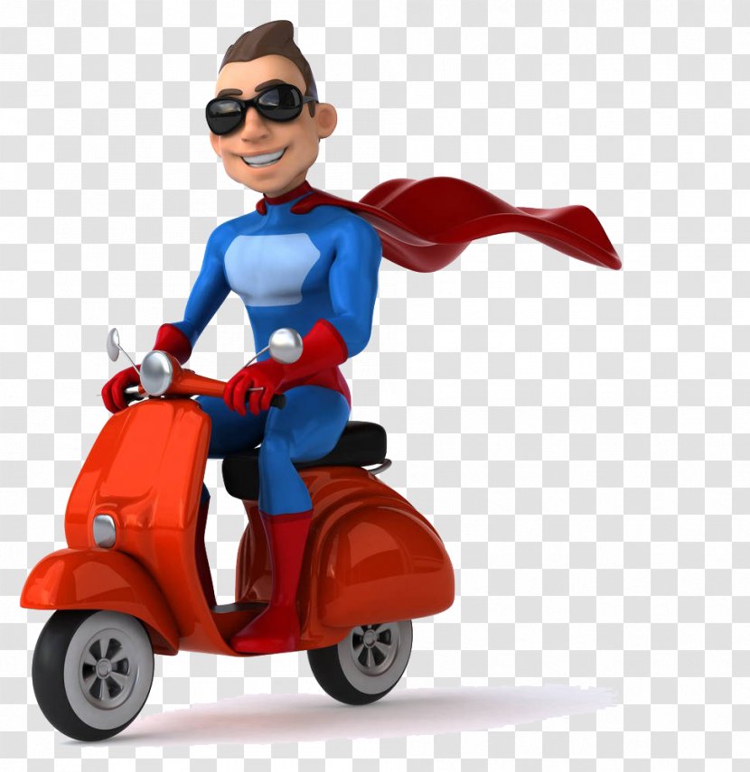 Soldier Stock Photography Royalty-free Cartoon - Watercolor - Superman Rides A Battery Car Transparent PNG
