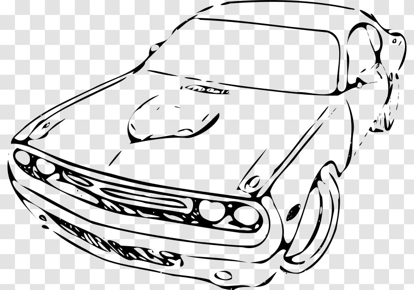 Car Drawing Sketch - Vehicle Door - Books Transparent PNG