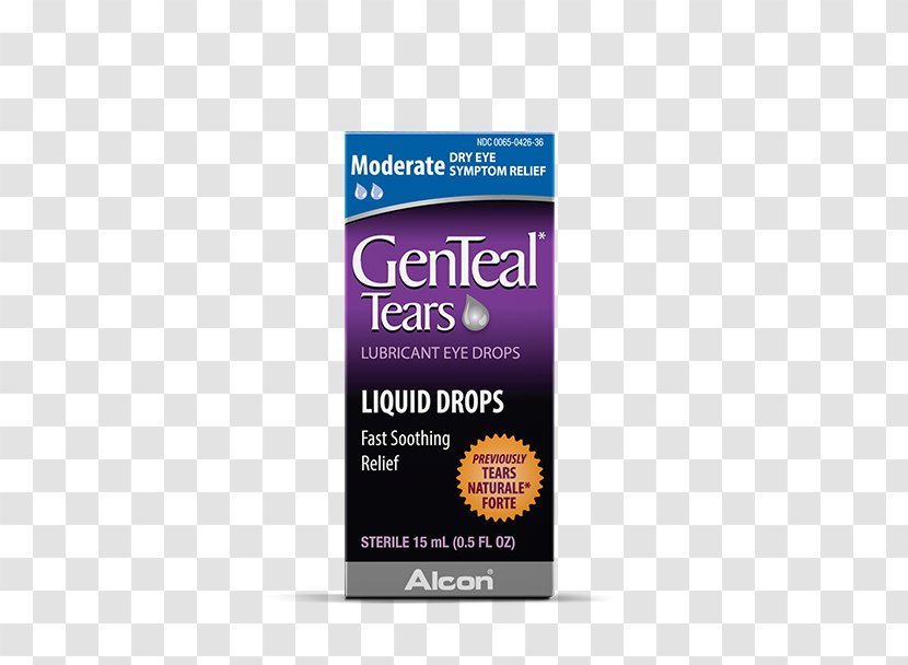 Fluid Ounce GenTeal Tears Moderate Liquid Drops Eye & Lubricants Product - Tear Material Transparent PNG