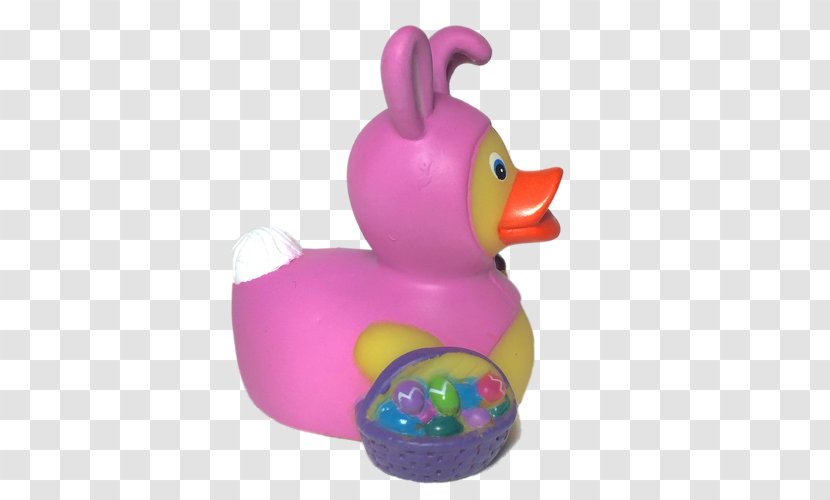 Rubber Duck Easter Bunny Egg - Baby Ears Soap Transparent PNG