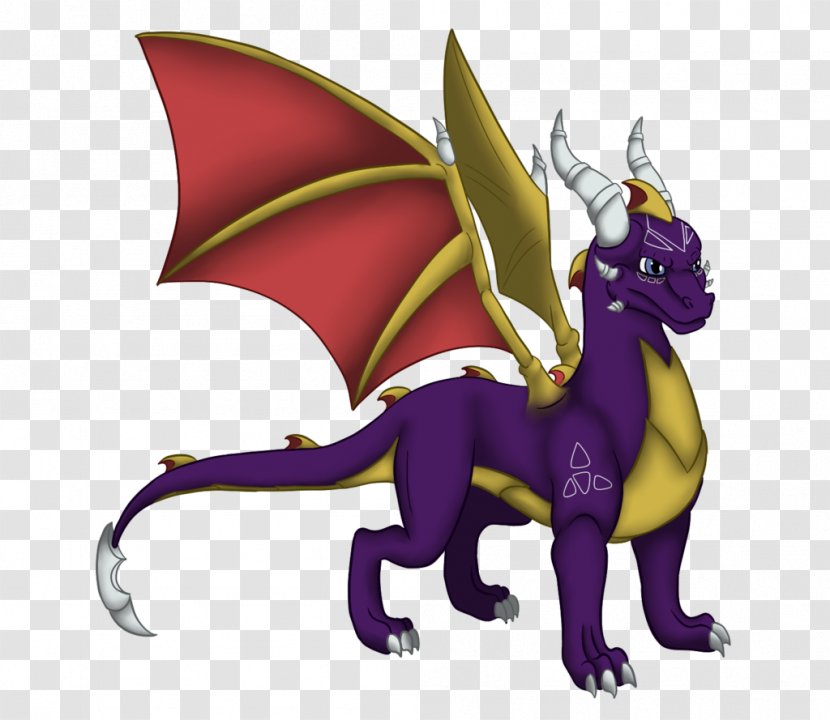 Spyro The Dragon Art Video Game Transparent PNG