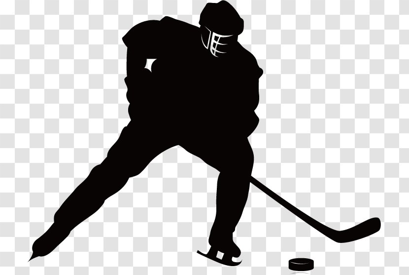Ice Hockey Puck Field Stick - Player Transparent PNG
