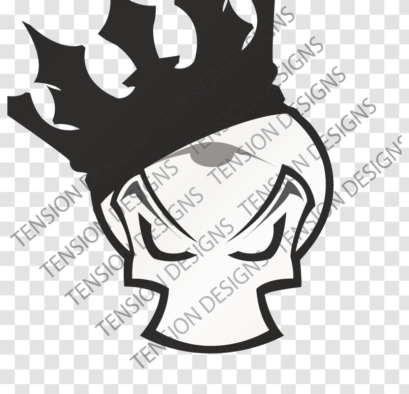 Electronic Sports Logo Organization Real-time Strategy Skull - Silhouette - Crown Transparent PNG