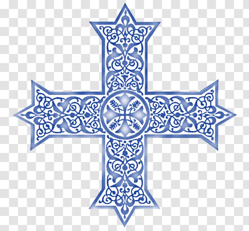 Symmetry Line Point Pattern - Symbol - Coptic Cross Transparent PNG