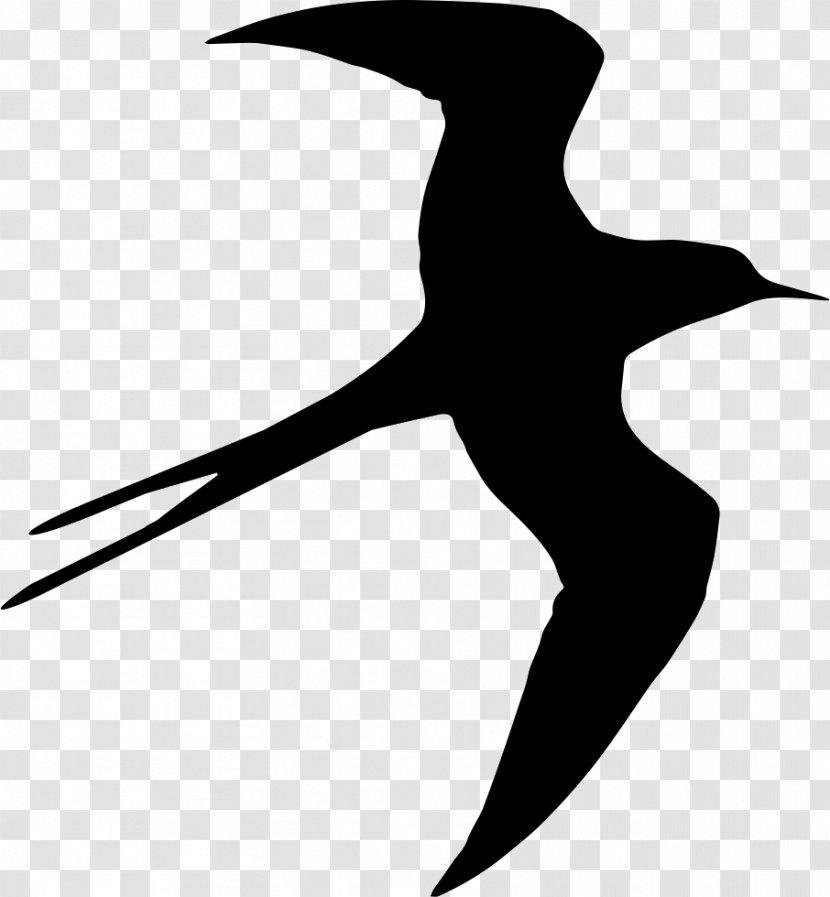 Bird Swallow Silhouette - Neck Transparent PNG