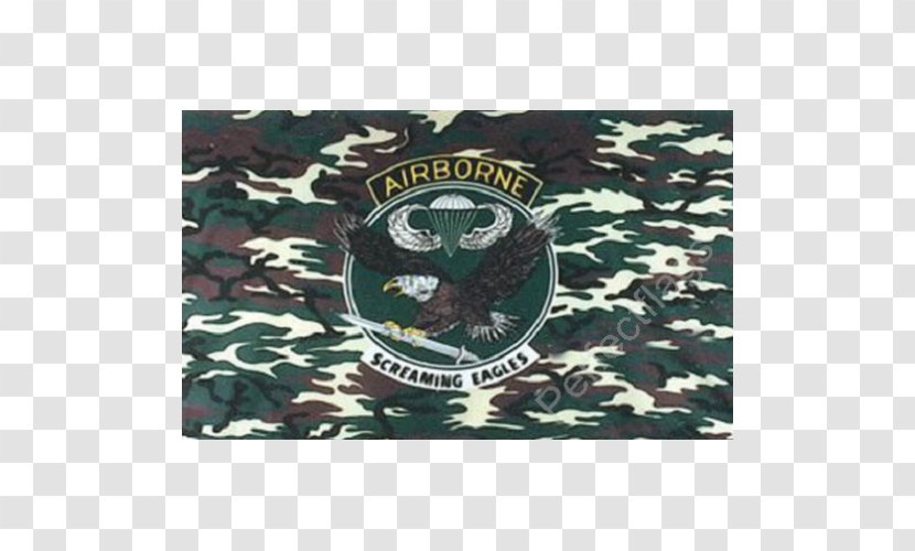 United States Military Camouflage 101st Airborne Division - Flag Transparent PNG