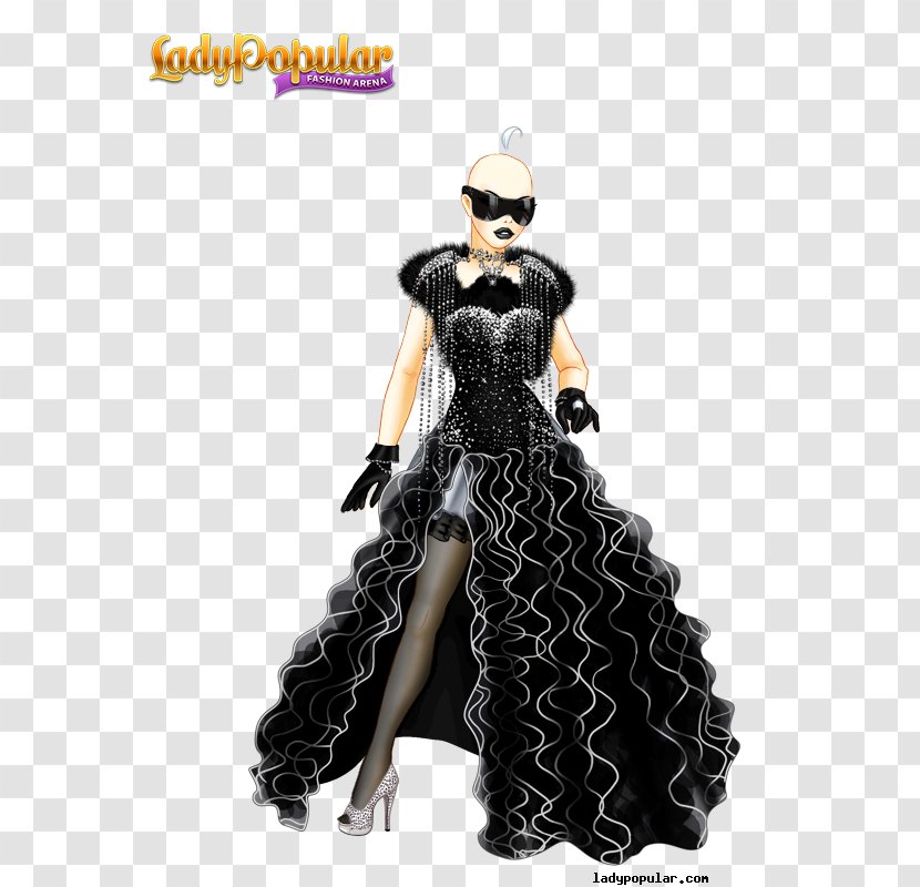 Lady Popular Costume Design Figurine - Fahion Transparent PNG