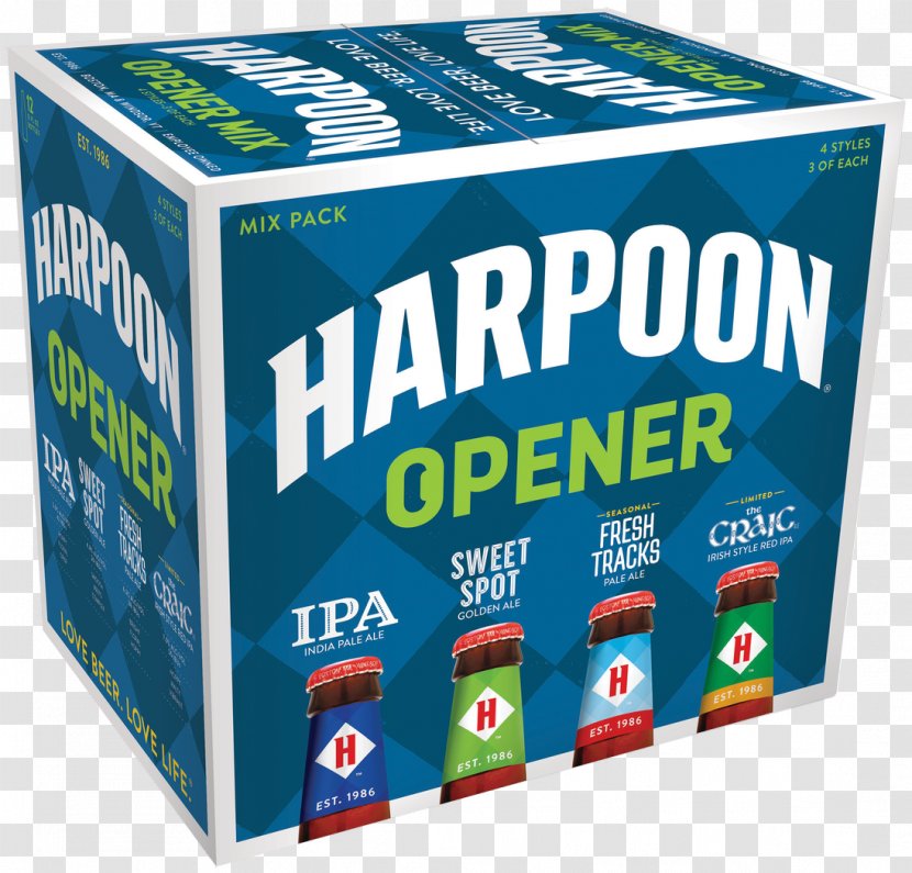 Harpoon Brewery Beer IPA India Pale Ale Transparent PNG