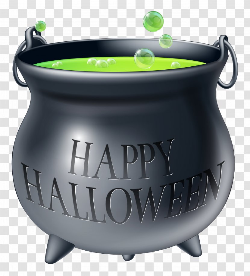 Cauldron Halloween Confectionery Trick-or-treating Party - Small Appliance - Happy Witch Clipart Picture Transparent PNG