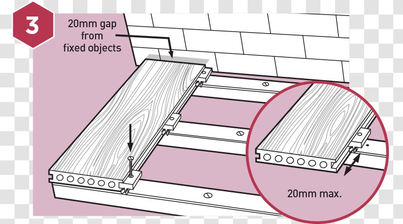 Deck Floor Composite Material Roof Wall - Diagram - Step Directory Transparent PNG