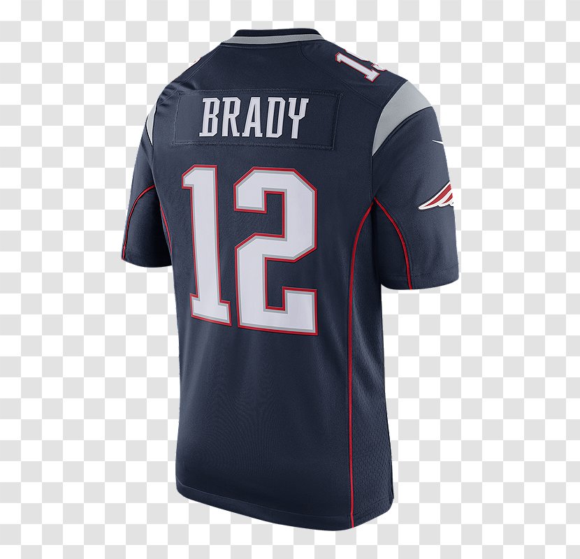 Sports Fan Jersey New England Patriots Tom Brady Nike NFL Men's T-shirt - Active Shirt Transparent PNG