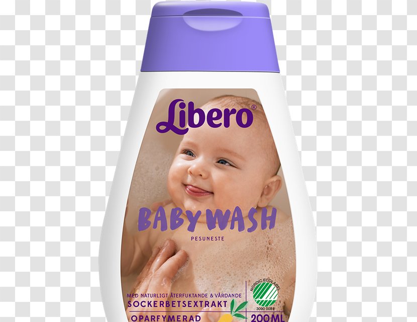 Lotion Baby Shampoo Infant Libero Wash - Skin - Washing Up Transparent PNG