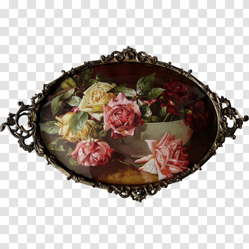 Garden Roses Vintage Clothing Oil Painting Transparent PNG