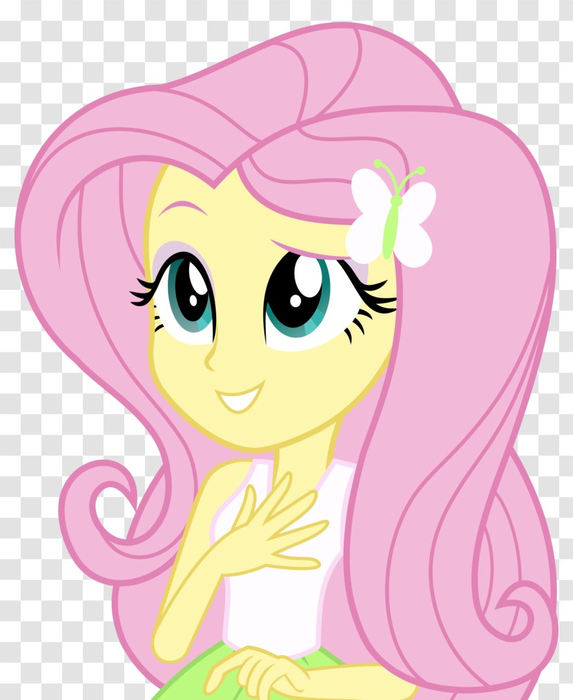 My Little Pony: Equestria Girls Fluttershy - Silhouette Transparent PNG
