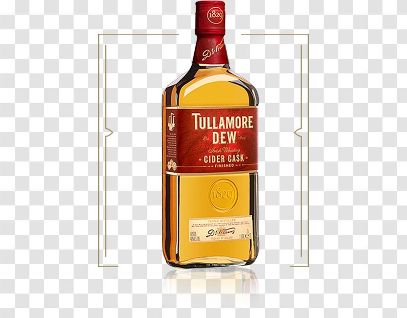 Tullamore Dew Irish Whiskey Single Pot Still - Oak - Label Transparent PNG
