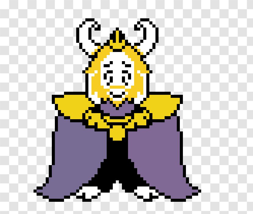 Undertale Sprite ASGORE Pixel Art Toriel - Video Game Transparent PNG