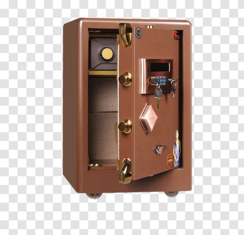 Safe Deposit Box Lock Key - Jewellery - Brown Double Transparent PNG