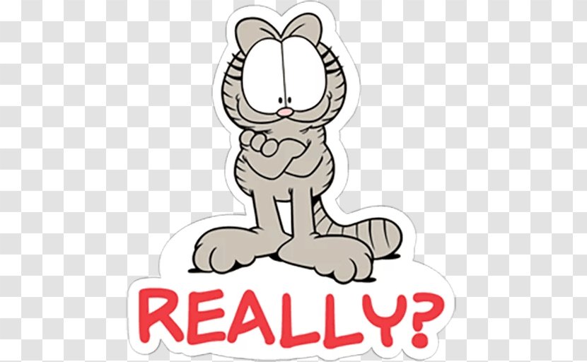 Cat Garfield At Large: His First Book Odie Beagle - Cartoon Transparent PNG