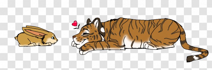 Tiger Lion Cat Rabbit Fan Art - Like Mammal - Tigers Nut Transparent PNG