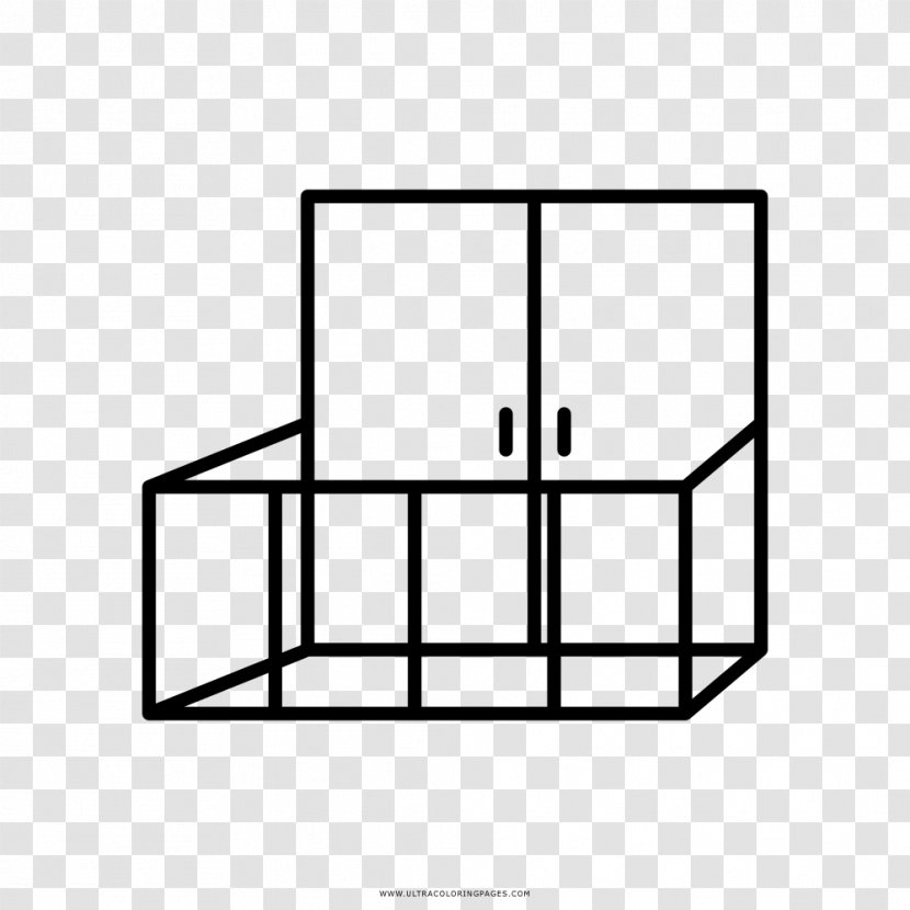Drawing Balcony Room Furniture - Coloring Book Transparent PNG