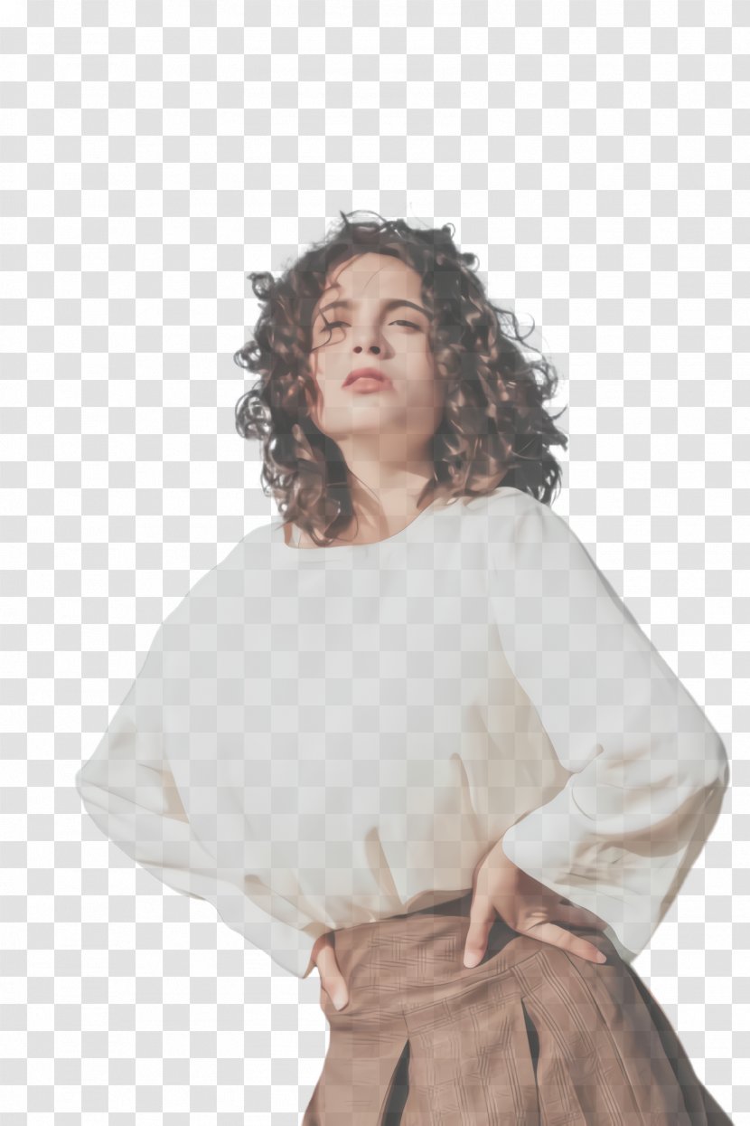 White Lady Arm Shoulder Joint - Portrait Blouse Transparent PNG
