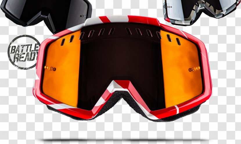 Goggles Sunglasses Lens Mirror - Red - Glasses Transparent PNG