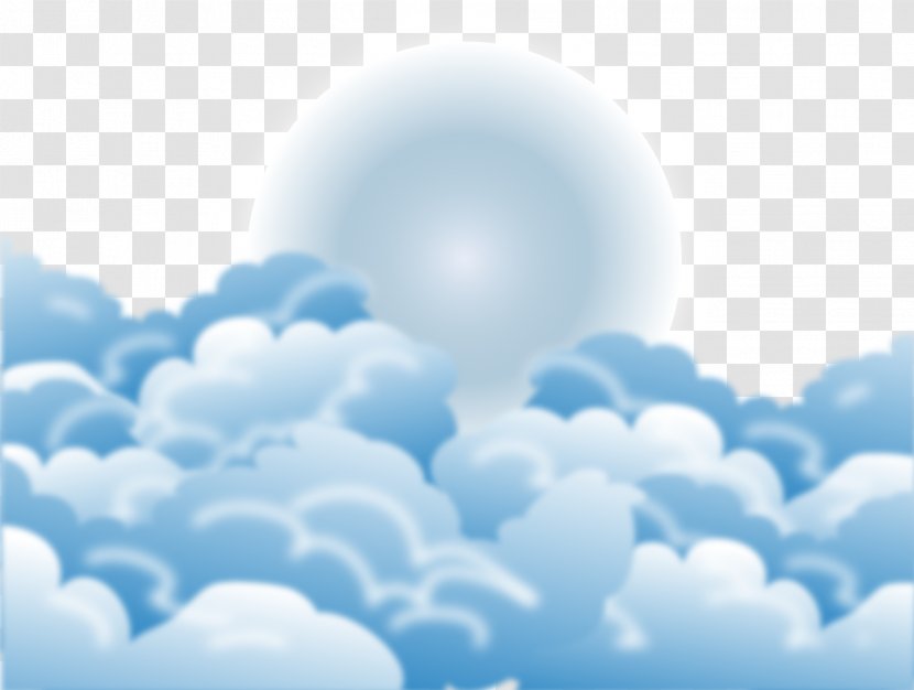 Cloud - Sphere - Vector Hand Painted Clouds Transparent PNG
