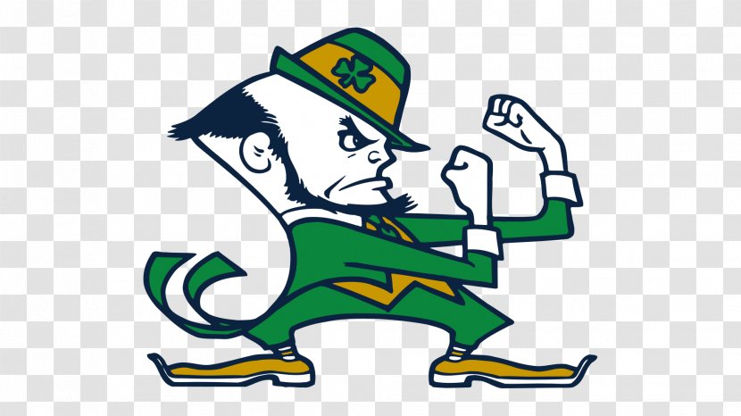 Notre Dame Fighting Irish Football Leprechaun Mascot Virginia Tech Hokies Sport - Logo Transparent PNG