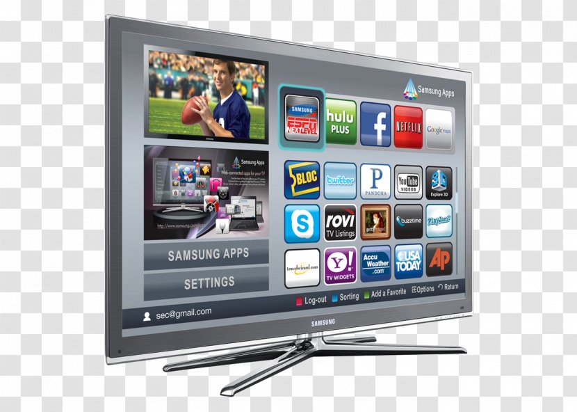 Smart TV Television Set Handheld Devices Samsung Galaxy - Media - Tv Shows Transparent PNG