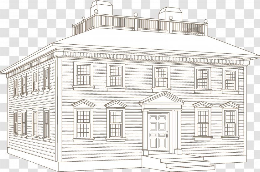 Furniture Classical Architecture Facade House - Structure - Vinyl Siding Transparent PNG