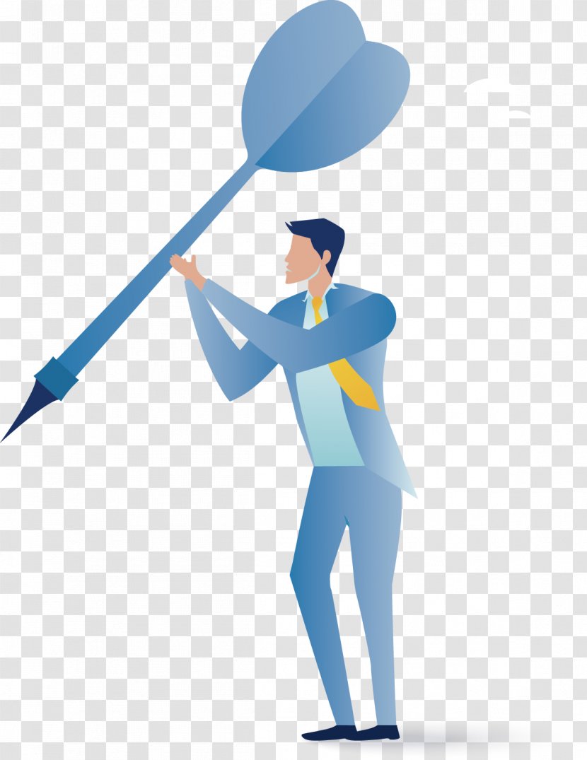 Euclidean Vector - Standing - Men Get Creative Darts Transparent PNG