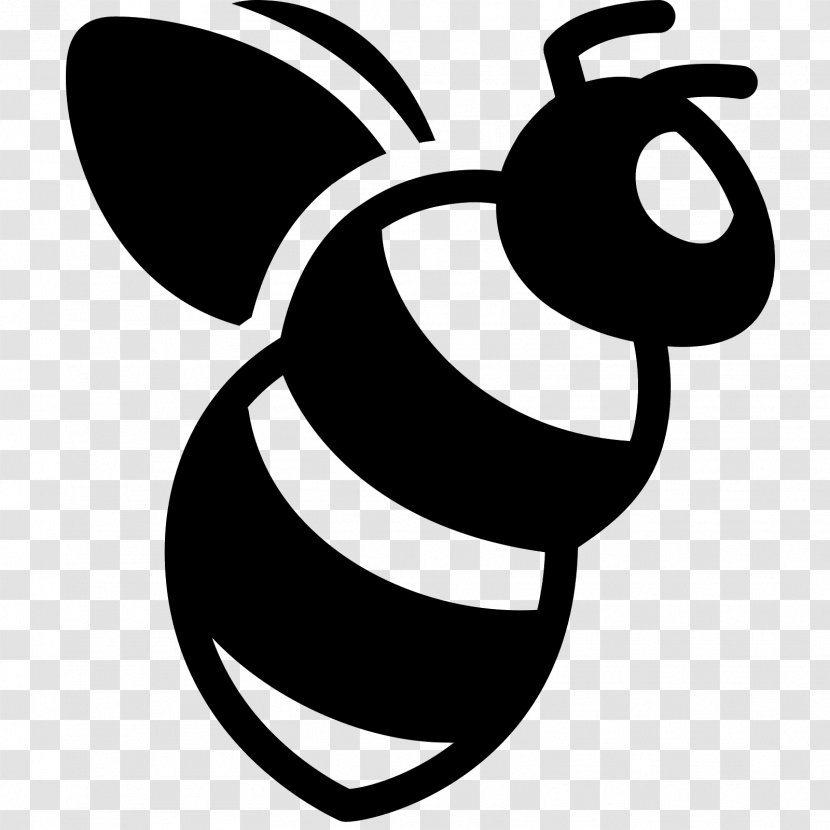 Bumblebee Clip Art - Black And White Transparent PNG