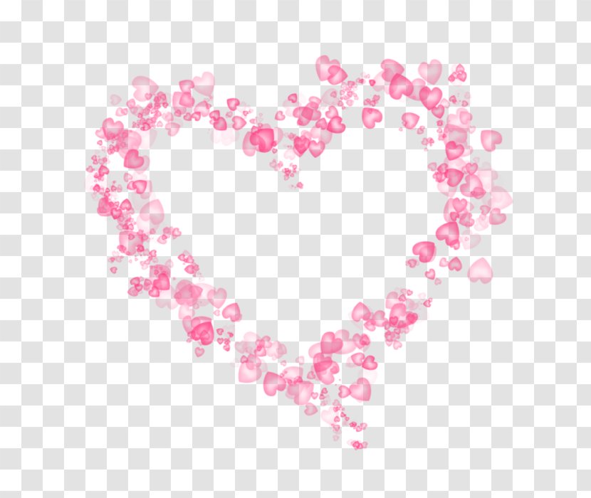 Heart Pink Drawing - Silhouette Transparent PNG