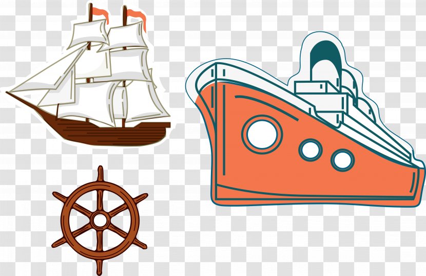 Download - Boat - Vector Ship Transparent PNG