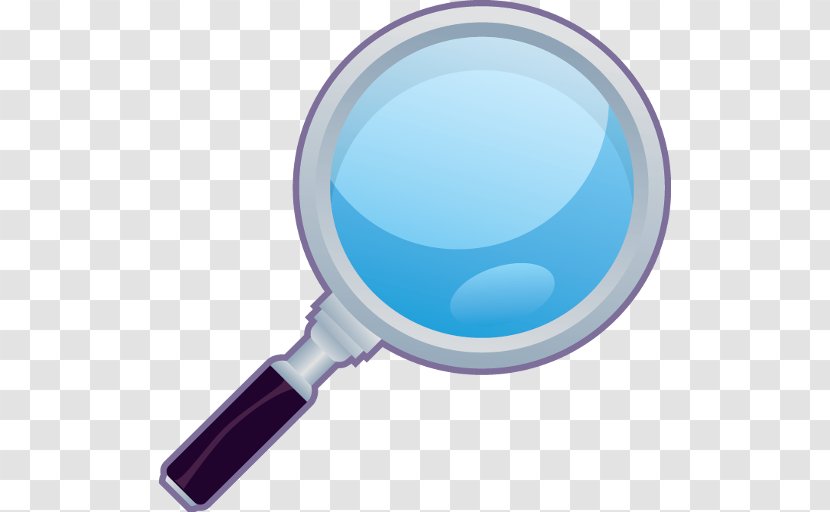 Magnifying Glass - Electric Blue - Hardware Transparent PNG