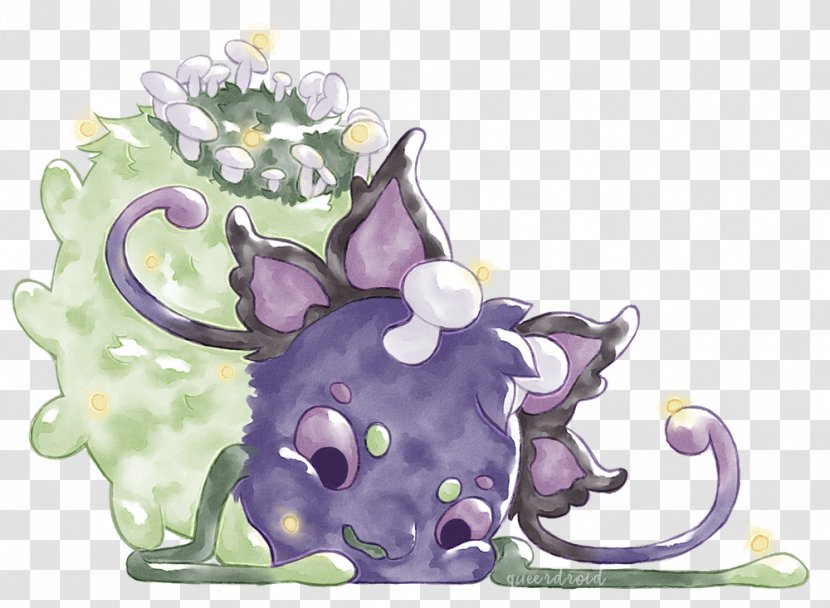 Cat Computer Mouse Cartoon - Figurine - Ring Of Flowers Transparent PNG