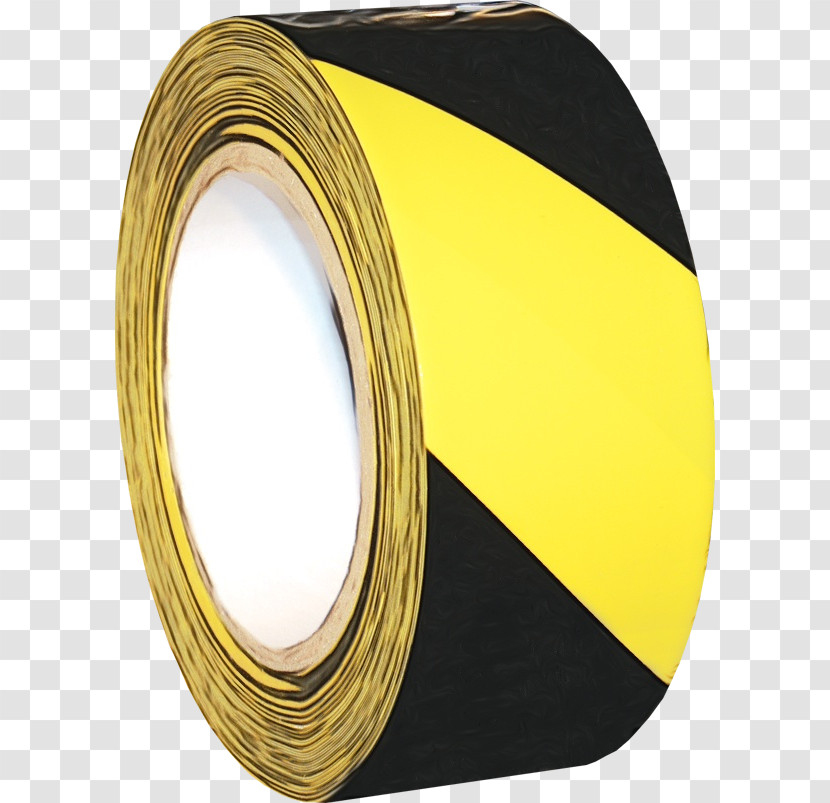 Yellow Material Property Box-sealing Tape Metal Transparent PNG
