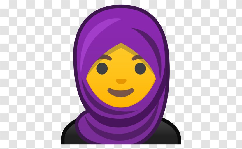 The Emoji Movie Android Hijab Smiley - Facial Expression Transparent PNG