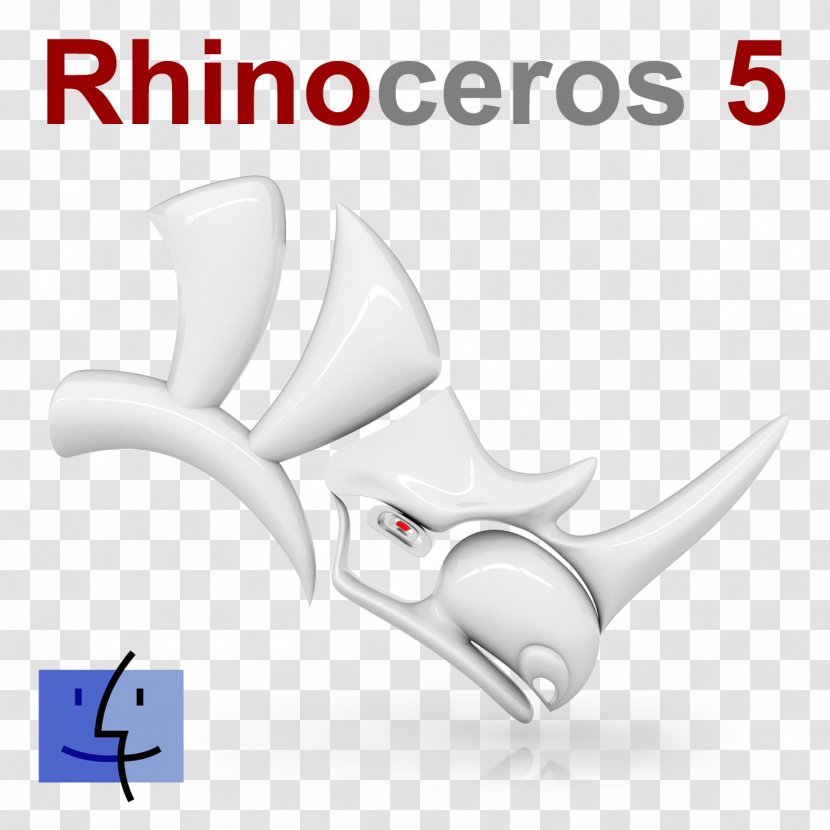 Rhinoceros 3D Robert McNeel & Associates Computer Software Non-uniform Rational B-spline Macintosh - Autocad - Black Rhino Transparent PNG