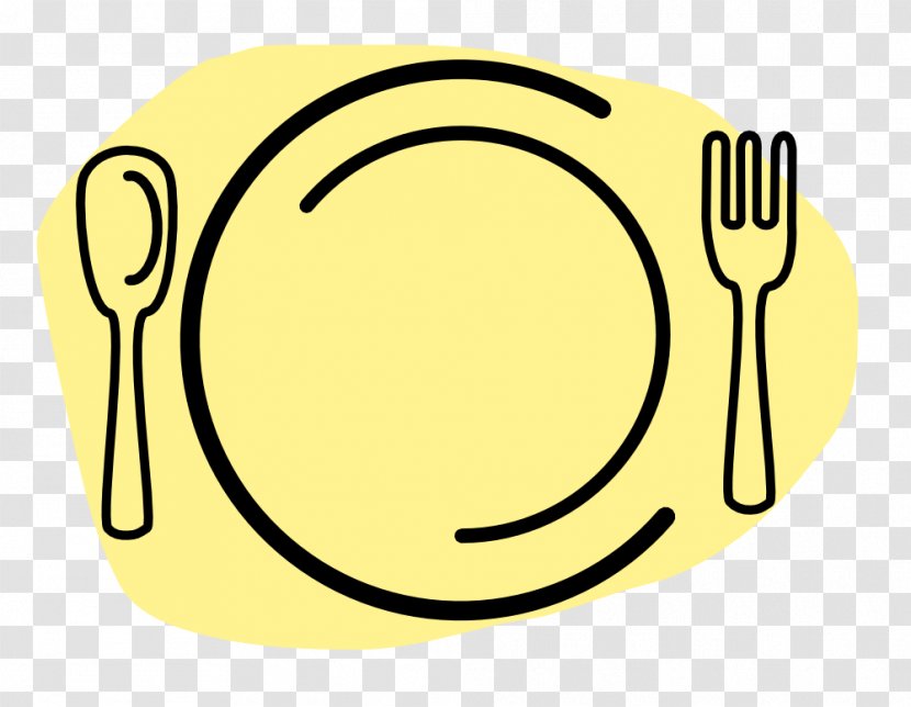 Plate Dinner Fork Spoon Clip Art - Lunch - Free Clipart Transparent PNG