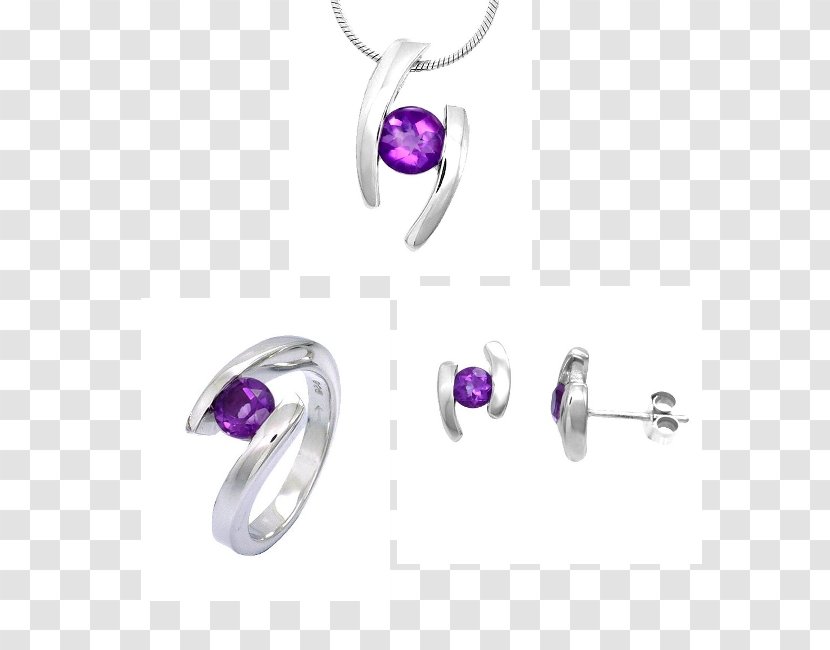 Amethyst Earring Jewellery Charms & Pendants - Body - Jewelry Manufacturer Transparent PNG