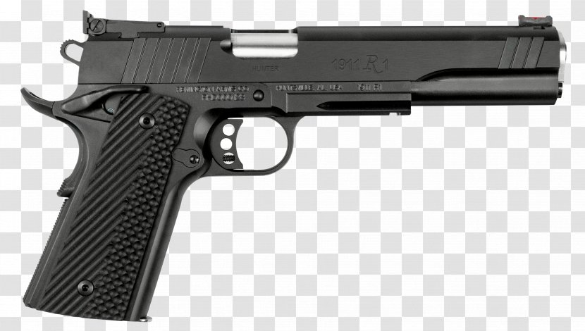 10mm Auto Pistol Slide Remington Arms 1911 R1 - Air Gun - Handgun Transparent PNG