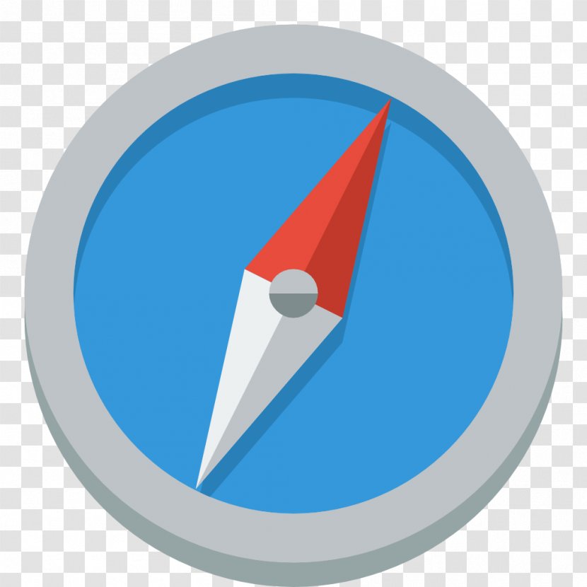 Blue Triangle - Globe - Compass Transparent PNG