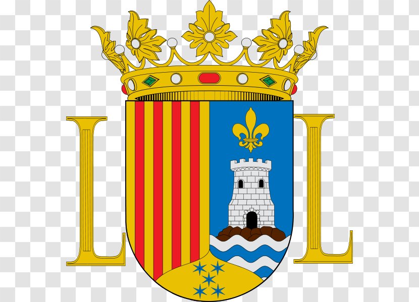 Escutcheon Torreblanca Montserrat Coat Of Arms Spain - Yellow - Bia Transparent PNG